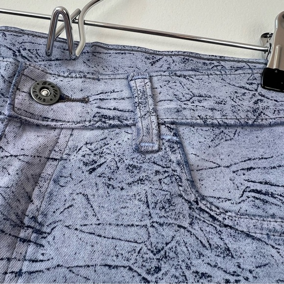 Vintage Steffy Patterned Low Rise Flare Jeans - Picture 3 of 7
